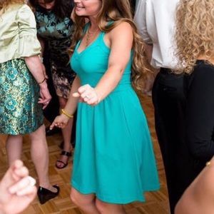 Teal / aqua Cynthia Rowley cocktail dress